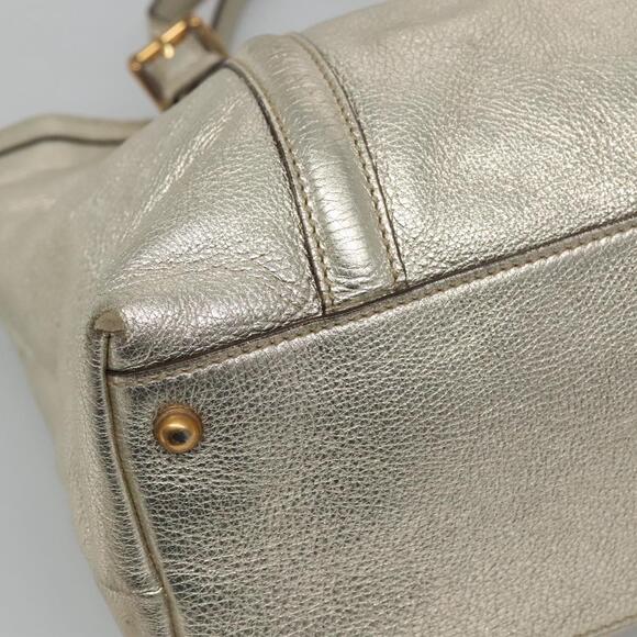 GUCCI Interlocking Tote Bag Leather Gold - Picture 11 of 16